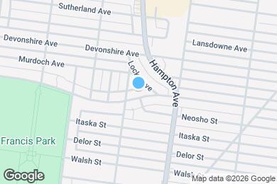 Map image of the property - 5859 Nottingham Ave