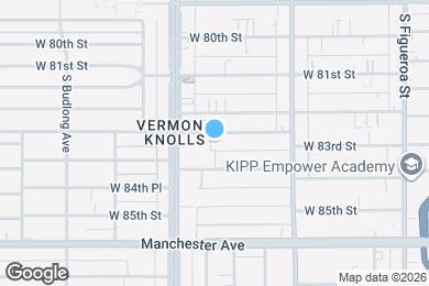 Map image of the property - 928 W 83rd St