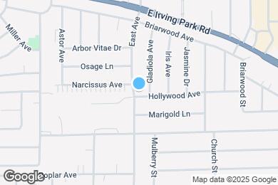 Map image of the property - 1910 Hollywood Ave