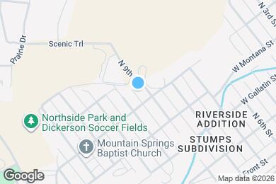 Map image of the property - 701 N 9th St