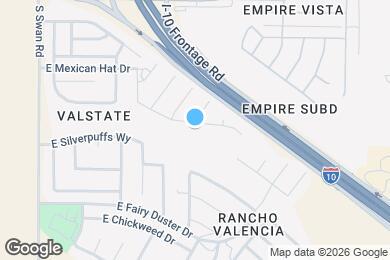 Map image of the property - 5020 E Butterweed Dr