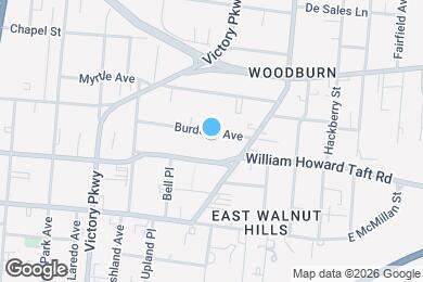 Map image of the property - 1367 Burdette Ave