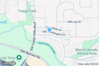 Map image of the property - 10890 Southwest Washington Street