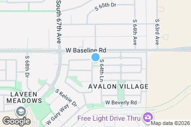 Map image of the property - 7613 S 65th Ln