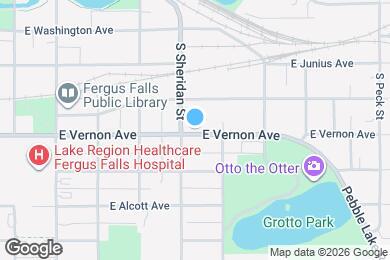 Map image of the property - 509 E Vernon Ave