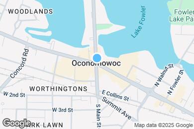 Map image of the property - 107 W Wisconsin Ave