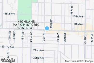 Map image of the property - 2512 18th Ave