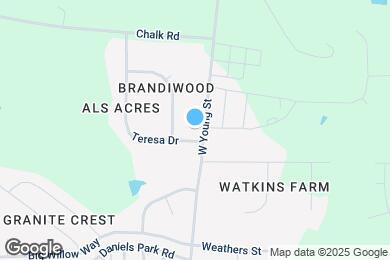 Map image of the property - 411 W Young St