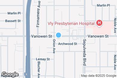 Map image of the property - 15444 Vanowen St