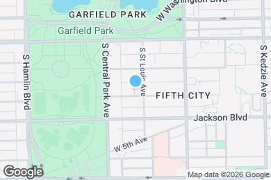Map image of the property - 3508 W Adams St