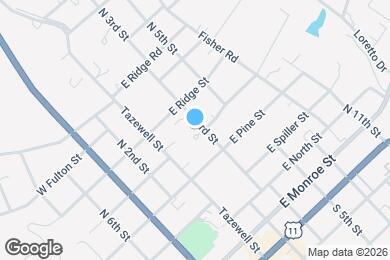 Map image of the property - 290 E Reservoir St