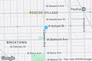 Map image of the property - 3241 N Damen Ave