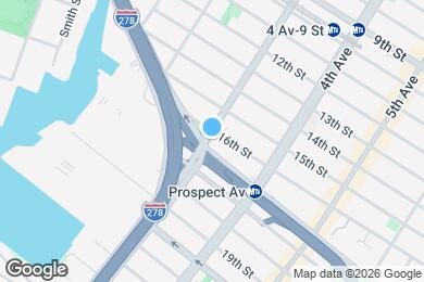 Map image of the property - 595 3rd Ave