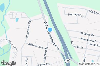 Map image of the property - 1375 Old Louisquisset Pike