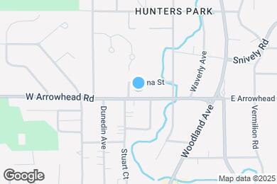 Map image of the property - 239 W Arrowhead Rd