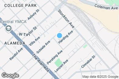 Map image of the property - 869 Harding Ave