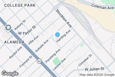 Map image of the property - 875 Harding Ave