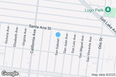 Map image of the property - 8135 San Gabriel Ave