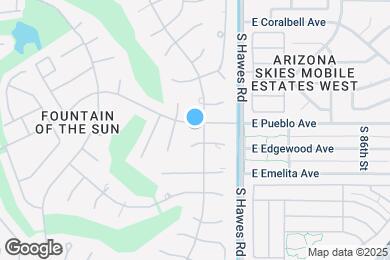 Map image of the property - 8307 E Pueblo Ave