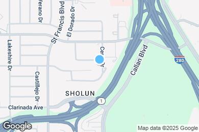 Map image of the property - 218 Cerro Dr