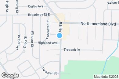 Map image of the property - 1820 Bailey Rd