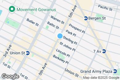 Map image of the property - 131 Fifth Avenue