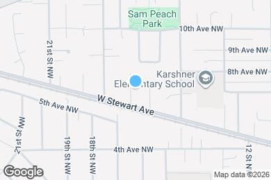 Map image of the property - 711 17th St Pl NW