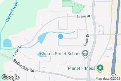 Map image of the property - 6948 Cedar Hill Ct