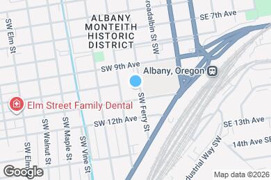 Map image of the property - 964 SW Ferry St
