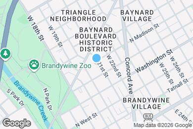 Map image of the property - 418 W 21st St