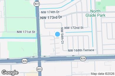 Map image of the property - 5469 NW 170th Ter