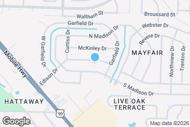 Map image of the property - 221 Edison Drive