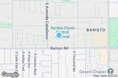 Map image of the property - 1050 E Ramon Rd