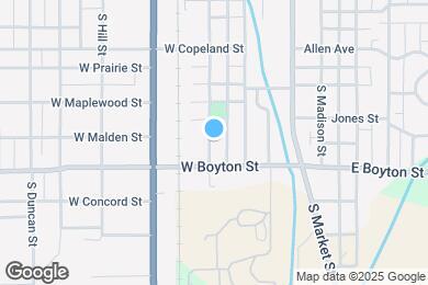 Map image of the property - 1301 S Holland St