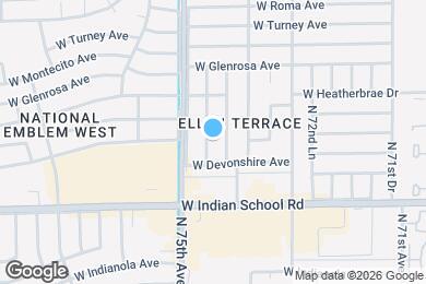 Map image of the property - 4143 N 74th Dr
