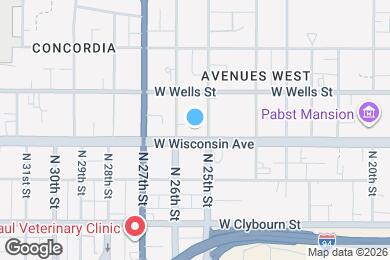 Map image of the property - 2518 W Wisconsin Ave