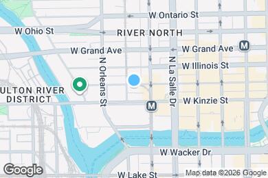 Map image of the property - 215 W Hubbard St