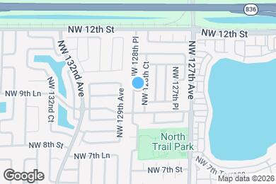 Map image of the property - 957 NW 128th Pl