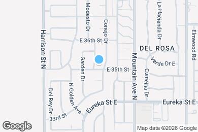 Map image of the property - 1282 E 35th St