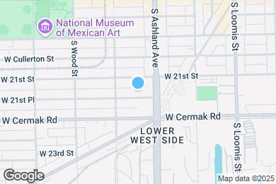 Map image of the property - 1626 W 21st Pl