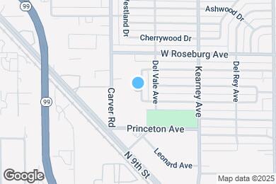 Map image of the property - 1101 Del Verde Ave