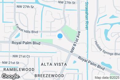 Map image of the property - 8371 Royal Palm Blvd