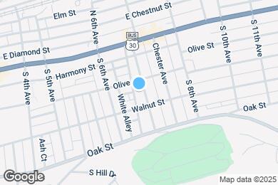 Map image of the property - 80 Pennsylvania Ave