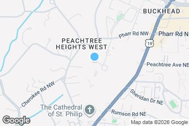 Map image of the property - LYV Buckhead
