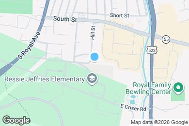 Map image of the property - 480 Hill St