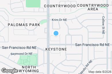 Map image of the property - 8020 Brittany Ave NE