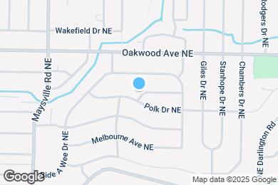 Map image of the property - 2003 Van Buren Dr NE