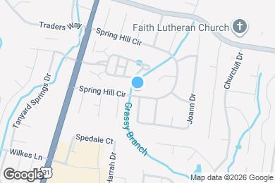 Map image of the property - 2130 Spring Hill Cir