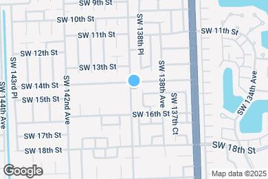 Map image of the property - 1411 SW 139th Ave