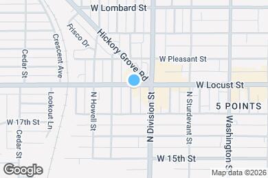 Map image of the property - 1723 W Locust St